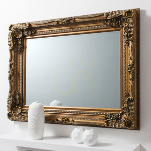 Mirror Gallery Direct Louis Gold Carved 120 x 89 cm 5055299450048 1 Mirror Gallery Direct Louis Gold Carved 120 x 89 cm 5055299450048 small 1