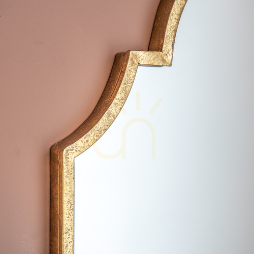 Check Mirror Gallery Direct Certosa Gold Metal Frame 50x79.5cm 5059413703621