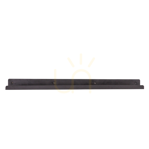 Check Wall Shelf Gallery Direct Crofton Large Black Iron 90cm 5059413411557
