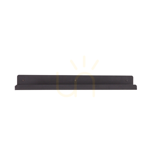 Check Wall Shelf Gallery Direct Crofton Small Black Iron 60cm