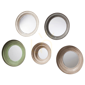 Round Metal Framed Mirror Set of 5 Gallery Direct Crosby 0 Round Metal Framed Mirror Set of 5 Gallery Direct Crosby small 0