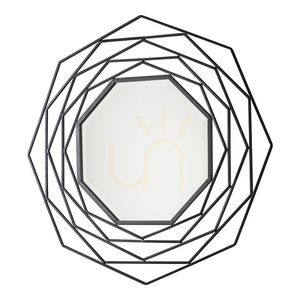Octagonal Wall Mirror Gallery Direct Black Metal 91x91cm 5055999228268 0 Octagonal Wall Mirror Gallery Direct Black Metal 91x91cm 5055999228268 small 0