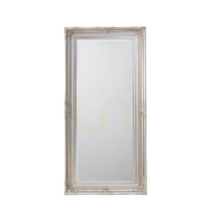 Gallery Direct Hampshire Leaner Mirror, Antique Silver, 170 × 84 cm small 4