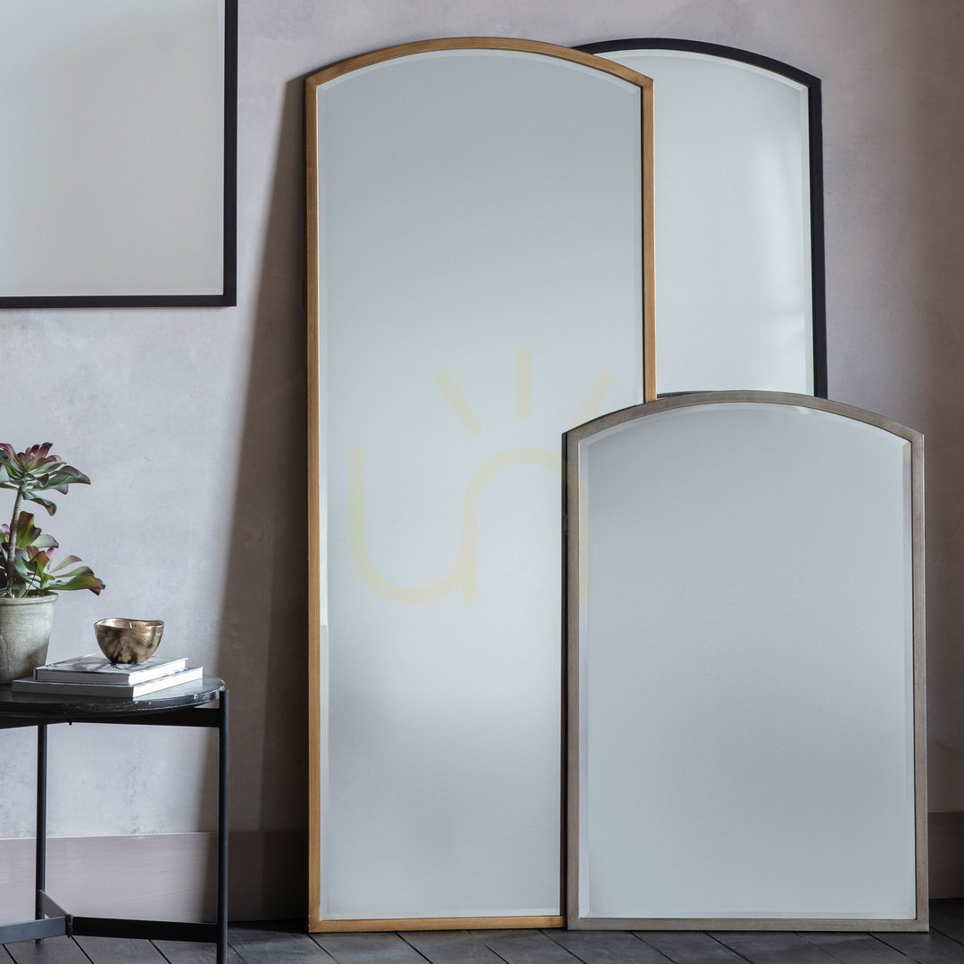 View Arch Mirror Gallery Direct Higgins Antique Gold Metal Frame 60x150cm Arch Mirror Gallery Direct Higgins Antique Gold Metal Frame 60x150cm