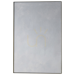 Gallery Direct Hurston wall mirror with bronze-finish metal frame, 60 × 90 cm, 5055999244879 small 0