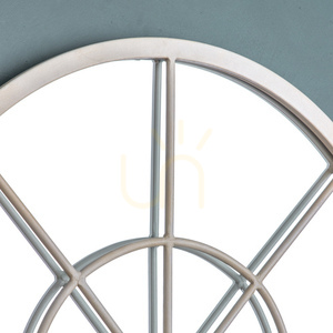 Arched Window Mirror Gallery Direct Vintage Cream Metal 90x60 cm 5055299468609 3 Arched Window Mirror Gallery Direct Vintage Cream Metal 90x60 cm 5055299468609 small 3