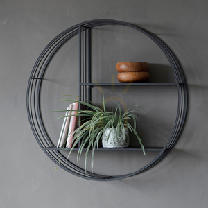 Wall Shelf Gallery Direct Markham Black Metal 74x74cm 1 Wall Shelf Gallery Direct Markham Black Metal 74x74cm small 1