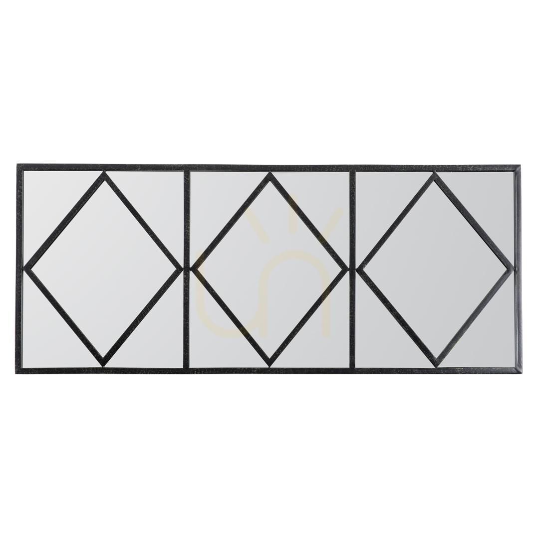 Check Mirror Gallery Direct Scavo Black Iron Rectangular 120 x 50 cm 5059413703614 Mirror Gallery Direct Scavo Black Iron Rectangular 120 x 50 cm 5059413703614