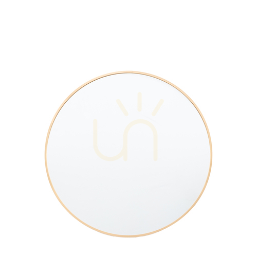 Check Round Gold Wall Mirror 60cm Gallery Direct Yardley 5059413960017
