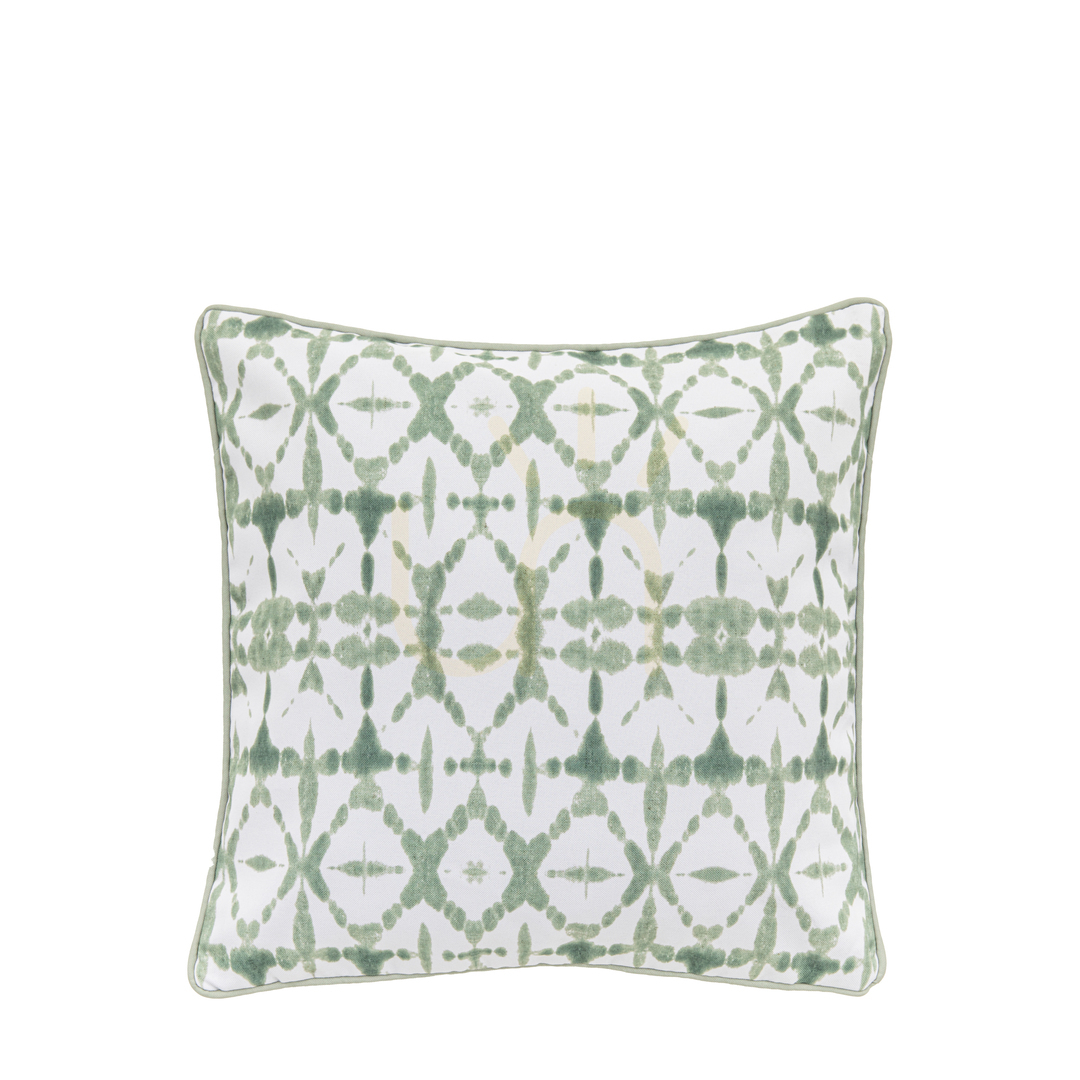 Check Cushion Cover Gallery Direct Alloa Sage 45x45cm PET Indoor Outdoor Cushion Cover Gallery Direct Alloa Sage 45x45cm PET Indoor Outdoor