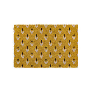 Coir Doormat Gallery Direct Ikat Ochre 60x90cm small 0