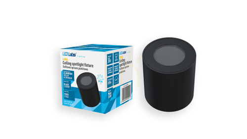 Check LUNA surface-mounted luminaire round fixed black