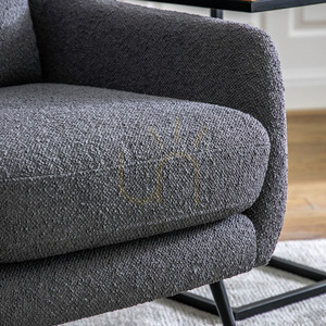 Armchair Gallery Direct Brompton Dark Grey Linen Metal Legs 5059413688096 small 2