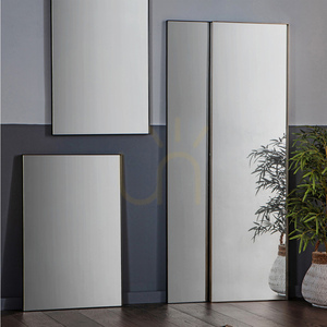 Mirror Gallery Direct Hurston Black Metal Leaner 50x170 cm 1 Mirror Gallery Direct Hurston Black Metal Leaner 50x170 cm small 1