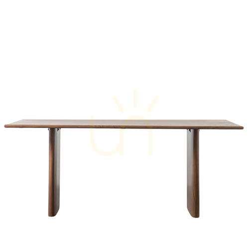 Check Dining Table Gallery Direct Borden Natural Acacia Wood 180x100cm 5059413700163
