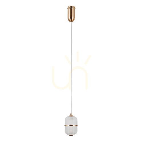 Check Italux Alani LED Pendant Light Gold 10 cm 3000K PND-34375-1-HBR