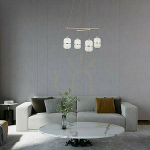Italux Alani PND-34375-4-HBR pendant light gold, 4-light LED 24 W 3000 K, 56 cm small 1
