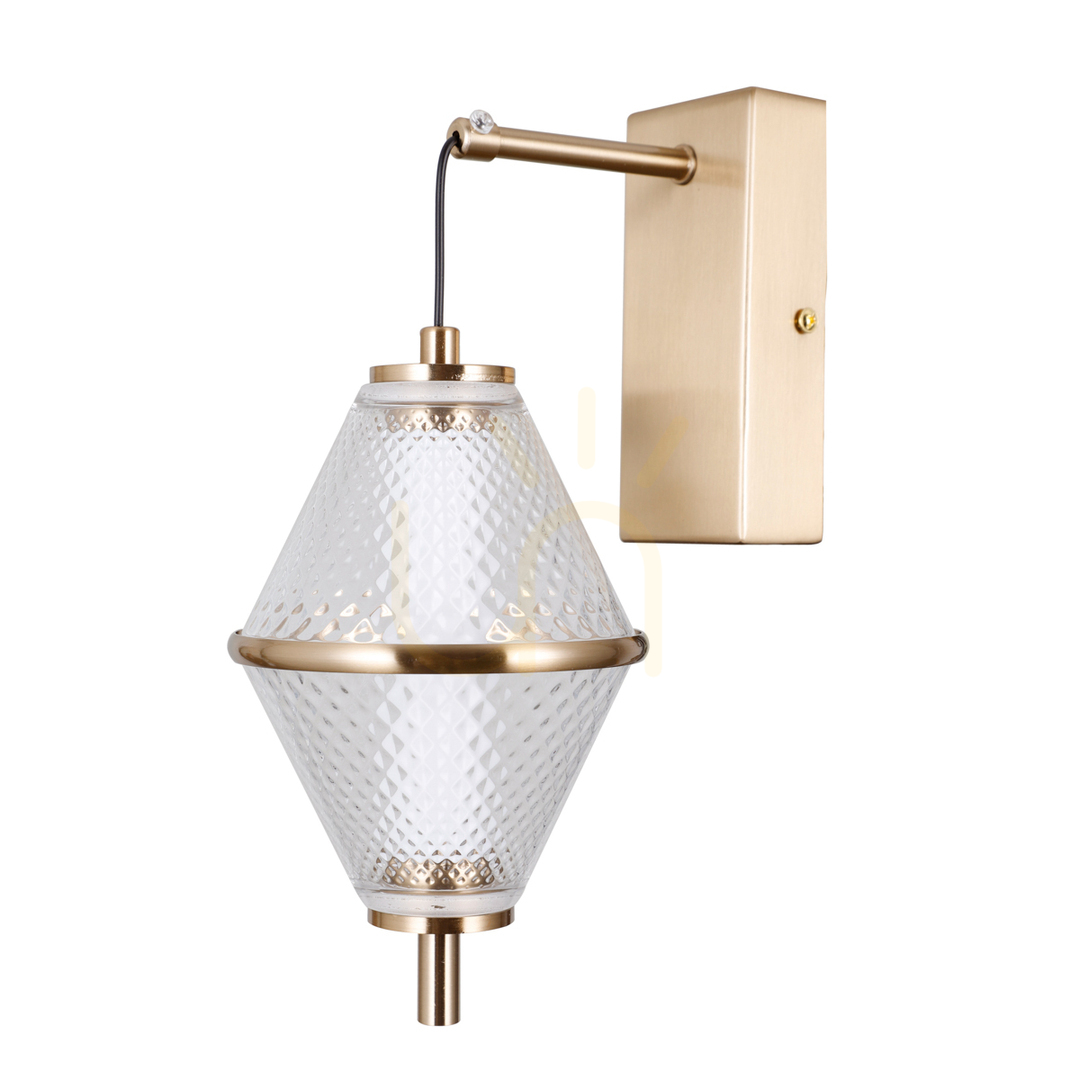 Wall Sconce Italux Gold LED 5W 3000K IP20 WL-34395-1-HBR