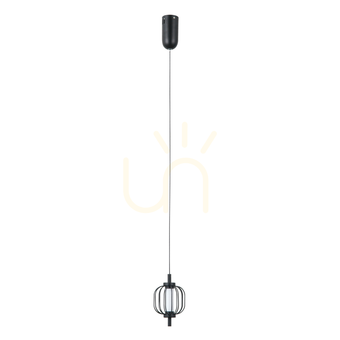 Italux Pedro Black Matt LED Pendant Lamp 4W 3000K PND-34405-1-BK