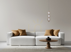 Pendant Light Italux Pedro LED Gold 3-Light 3000K PND-34405-3V-HBR small 3