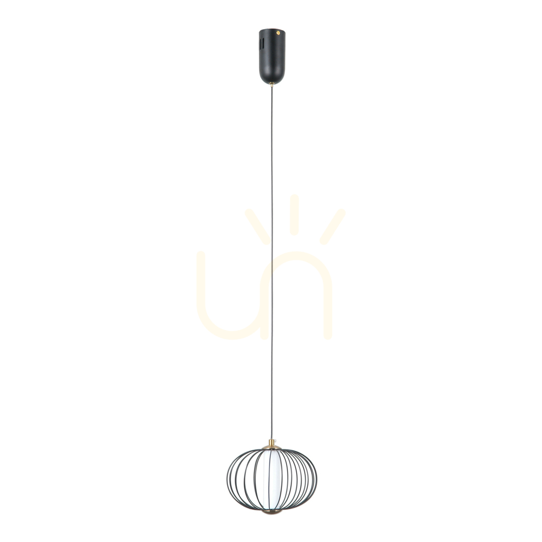 Italux Black Matt LED Pendant Lamp 20 cm 5W 3000K PND-344221-1-BK