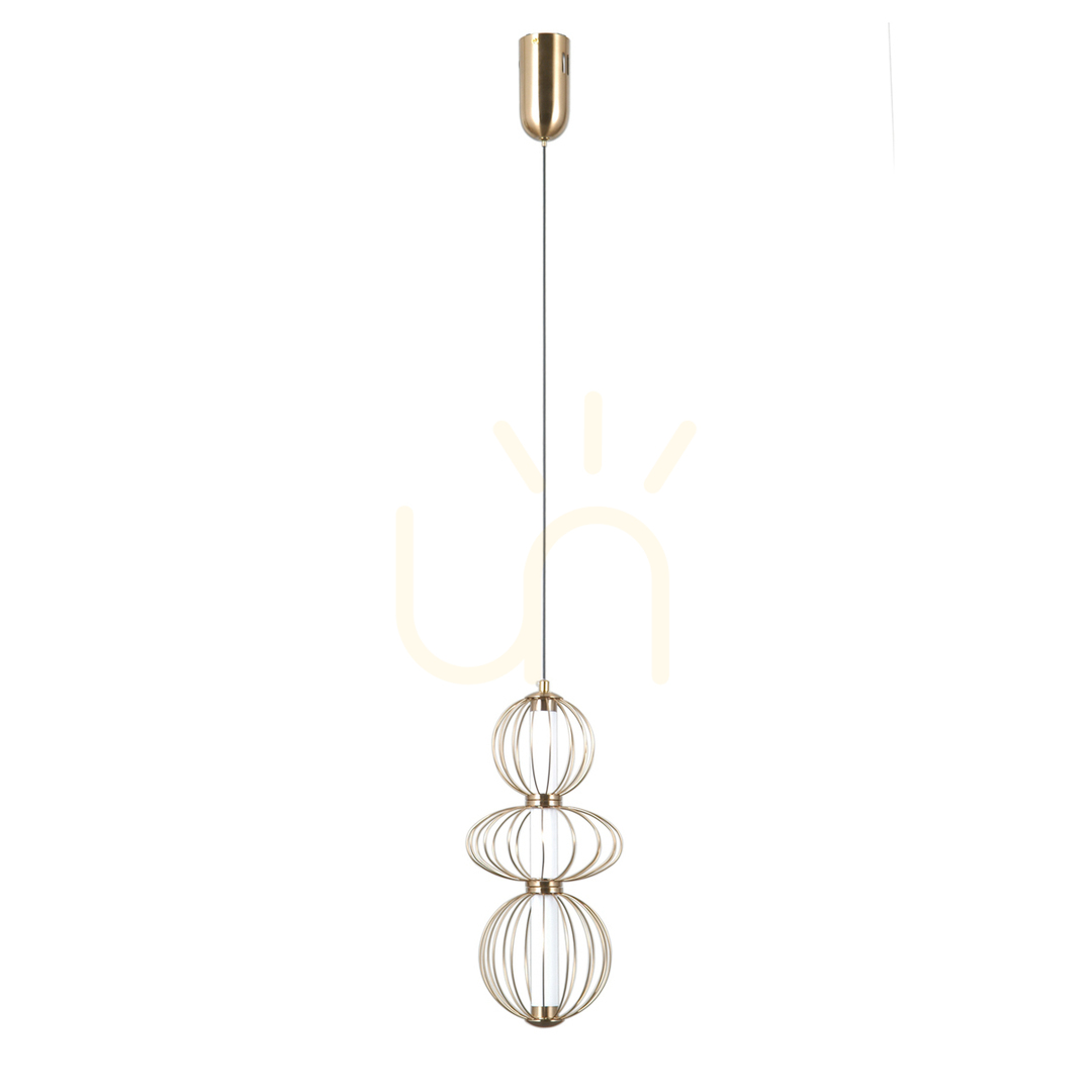 Pendant Light Italux Rabel LED 3-Light Gold 18 cm PND-344221-3V-HBR