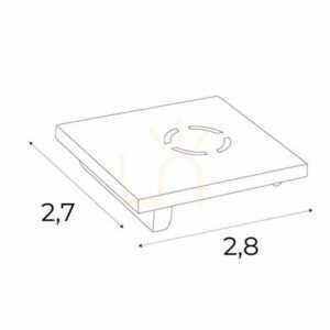 End Cap for Magnetic Busbar Max Light MAX White MA0030 small 1