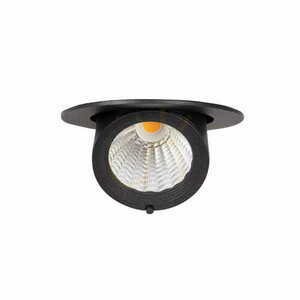 Recessed luminaire Max Light Rubio H0133 black LED 10W 3000K 9 cm small 0