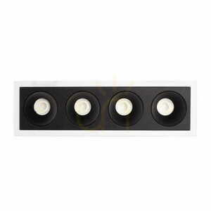 Recessed luminaire Max Light Modular H180.03 white aluminum 17.8 cm small 1
