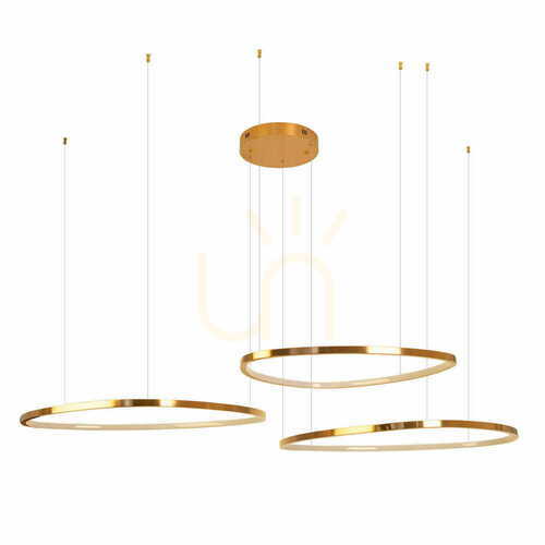 Check Pendant Light Max Light Cayenne P0604D brushed copper LED 94 cm