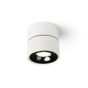 Downlight Albano Surface-mounted White Black Chrome 230 V Led 5 W 3000 K small 1