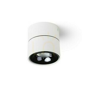 Downlight Albano Surface-mounted White Black Chrome 230 V Led 5 W 3000 K small 3