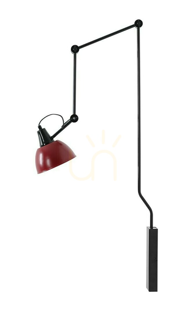 Wall lamp Aldex Aida Gloss Red Wine Metal 1x15W 1141C3_15