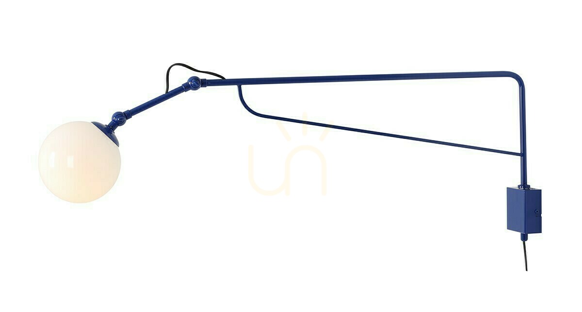 Aldex Soho Glass Wall Lamp Cobalt Large 1105C25_D