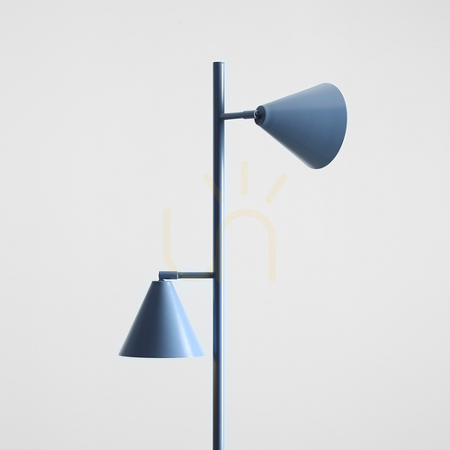 Check Floor Lamp Aldex Form 2 Dusty Blue Metal 163 cm 1108A16_2