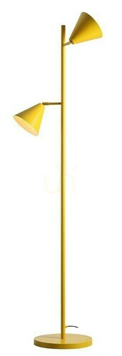 Check Aldex Form 2 Mustard Yellow Metal Floor Lamp 1108A14_2