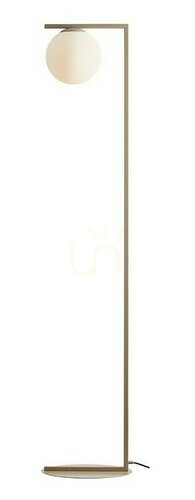 Check Standing Lamp Aldex Beige Metal Glass 168 cm 1038A17_1
