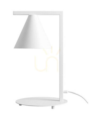 Check Desk Lamp Aldex White Metal 1108B