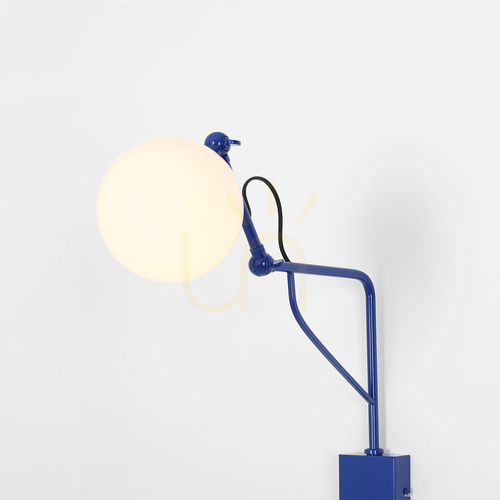 Check Wall lamp Aldex Soho Glass Small Cobalt 1105C25_M