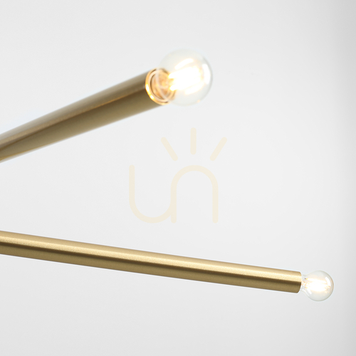Check Aldex Tubo 4 Brass Pendant Light 4x E14 1072L40