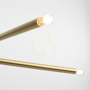 Aldex Tubo 4 Brass Pendant Light 4x E14 1072L40 small 1