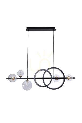 Check Pendant lamp Zuma Line TAREMI MD2448-7B-3BGD LED