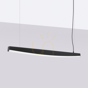 JORUN 120 black LED 3000K pendant lamp small 1