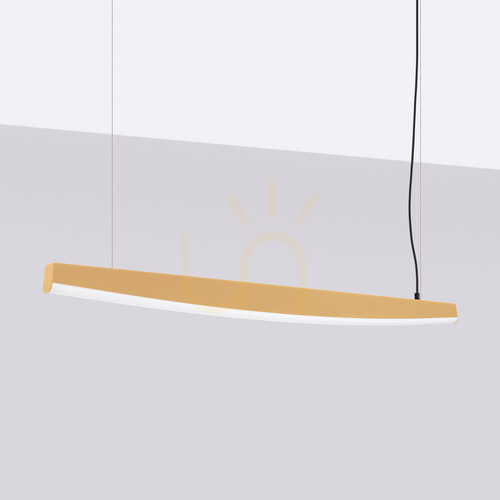 Check JORUN 120 gold LED 3000K pendant lamp
