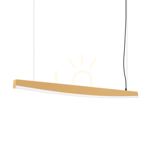 Check JORUN 120 gold LED 3000K pendant lamp