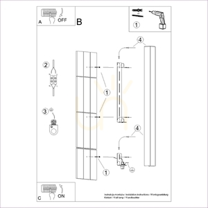 Wall lamp FREYA 120 beige small 7