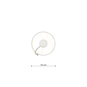 RIO 55 beige LED 3000K chandelier small 9