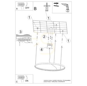 RIO 78 beige LED chandelier 4000K small 10