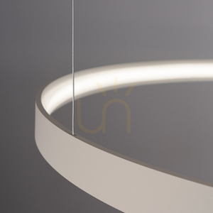 RIO 78 beige LED chandelier 4000K small 3
