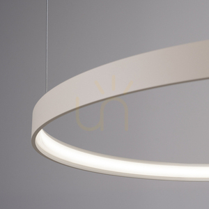 RIO 110 beige LED chandelier 4000K small 4